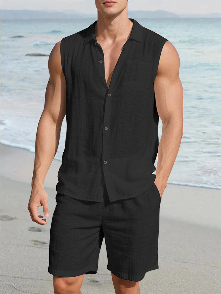 Relaxed Fit 100% Cotton Summer Set