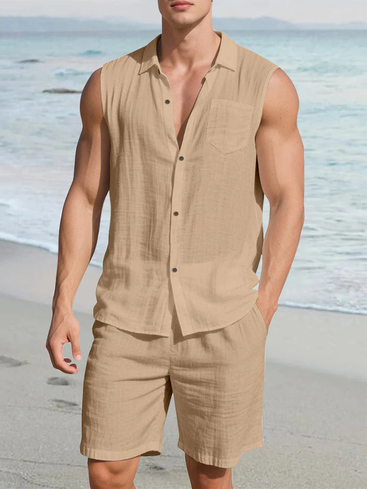 Relaxed Fit 100% Cotton Summer Set
