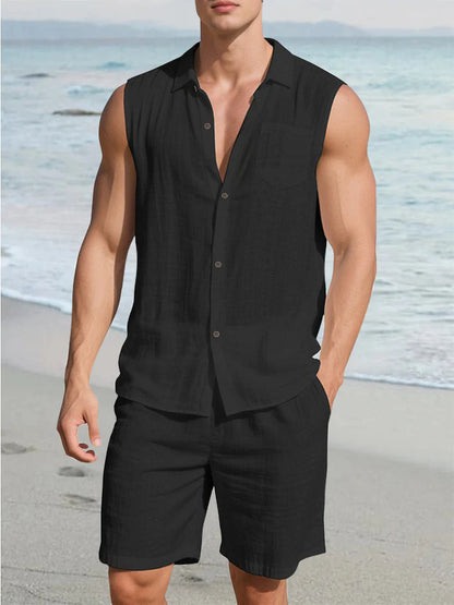 Relaxed Fit 100% Cotton Summer Set