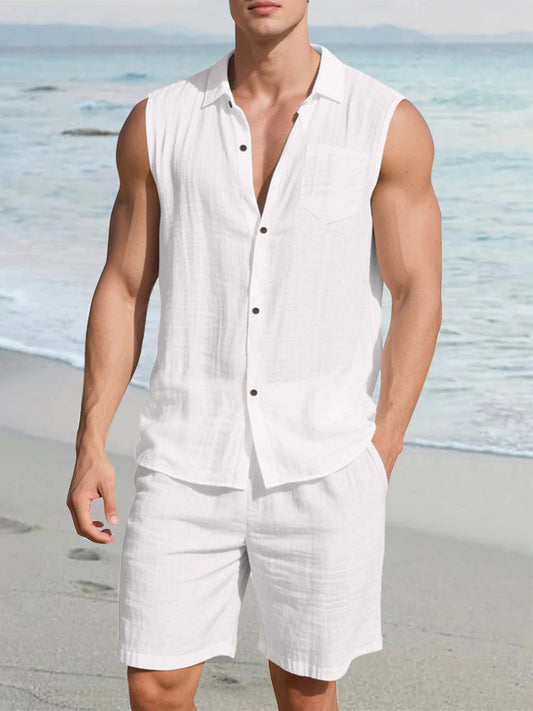 Relaxed Fit 100% Cotton Summer Set